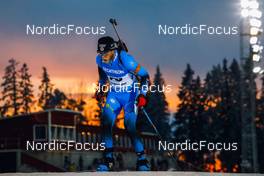 28.11.2021, Oestersund, Sweden, (SWE): Antonin Guigonnat (FRA) - IBU World Cup Biathlon, sprint men, Oestersund (SWE). www.nordicfocus.com. © Manzoni/NordicFocus. Every downloaded picture is fee-liable.