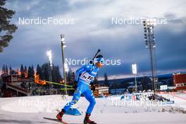 28.11.2021, Oestersund, Sweden, (SWE): Didier Bionaz (ITA) - IBU World Cup Biathlon, sprint men, Oestersund (SWE). www.nordicfocus.com. © Manzoni/NordicFocus. Every downloaded picture is fee-liable.