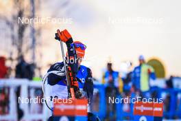 28.11.2021, Oestersund, Sweden, (SWE): Philipp Nawrath (GER) - IBU World Cup Biathlon, sprint men, Oestersund (SWE). www.nordicfocus.com. © Manzoni/NordicFocus. Every downloaded picture is fee-liable.