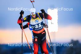 28.11.2021, Oestersund, Sweden, (SWE): Sturla Holm Laegreid (NOR) - IBU World Cup Biathlon, sprint men, Oestersund (SWE). www.nordicfocus.com. © Manzoni/NordicFocus. Every downloaded picture is fee-liable.