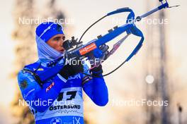 28.11.2021, Oestersund, Sweden, (SWE): Said Karimulla Khalili (RUS) - IBU World Cup Biathlon, sprint men, Oestersund (SWE). www.nordicfocus.com. © Manzoni/NordicFocus. Every downloaded picture is fee-liable.