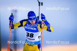 28.11.2021, Oestersund, Sweden, (SWE): Martin Ponsiluoma (SWE) - IBU World Cup Biathlon, sprint men, Oestersund (SWE). www.nordicfocus.com. © Manzoni/NordicFocus. Every downloaded picture is fee-liable.