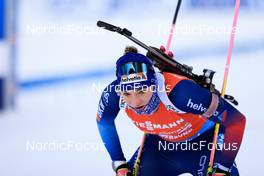 28.11.2021, Oestersund, Sweden, (SWE): Amy Baserga (SUI) - IBU World Cup Biathlon, sprint women, Oestersund (SWE). www.nordicfocus.com. © Manzoni/NordicFocus. Every downloaded picture is fee-liable.