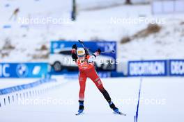 28.11.2021, Oestersund, Sweden, (SWE): Anna Juppe (AUT) - IBU World Cup Biathlon, sprint women, Oestersund (SWE). www.nordicfocus.com. © Manzoni/NordicFocus. Every downloaded picture is fee-liable.