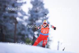 28.11.2021, Oestersund, Sweden, (SWE): Julia Schwaiger (AUT) - IBU World Cup Biathlon, sprint women, Oestersund (SWE). www.nordicfocus.com. © Manzoni/NordicFocus. Every downloaded picture is fee-liable.