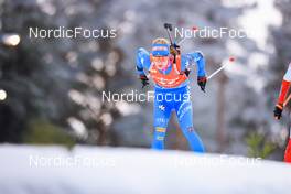 28.11.2021, Oestersund, Sweden, (SWE): Michela Carrara (ITA) - IBU World Cup Biathlon, sprint women, Oestersund (SWE). www.nordicfocus.com. © Manzoni/NordicFocus. Every downloaded picture is fee-liable.