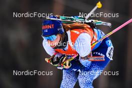 28.11.2021, Oestersund, Sweden, (SWE): Suvi Minkkinen (FIN) - IBU World Cup Biathlon, sprint women, Oestersund (SWE). www.nordicfocus.com. © Manzoni/NordicFocus. Every downloaded picture is fee-liable.