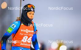 28.11.2021, Oestersund, Sweden, (SWE): Chloe Chevalier (FRA) - IBU World Cup Biathlon, sprint women, Oestersund (SWE). www.nordicfocus.com. © Manzoni/NordicFocus. Every downloaded picture is fee-liable.