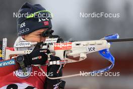 28.11.2021, Oestersund, Sweden, (SWE): Tiril Eckhoff (NOR) - IBU World Cup Biathlon, sprint women, Oestersund (SWE). www.nordicfocus.com. © Manzoni/NordicFocus. Every downloaded picture is fee-liable.