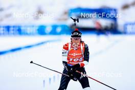 28.11.2021, Oestersund, Sweden, (SWE): Christina Rieder (AUT) - IBU World Cup Biathlon, sprint women, Oestersund (SWE). www.nordicfocus.com. © Manzoni/NordicFocus. Every downloaded picture is fee-liable.