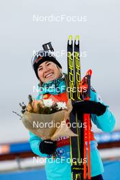 28.11.2021, Oestersund, Sweden, (SWE): Dzinara Alimbekava (BLR) - IBU World Cup Biathlon, sprint women, Oestersund (SWE). www.nordicfocus.com. © Manzoni/NordicFocus. Every downloaded picture is fee-liable.