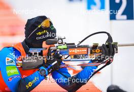 28.11.2021, Oestersund, Sweden, (SWE): Anais Bescond (FRA) - IBU World Cup Biathlon, sprint women, Oestersund (SWE). www.nordicfocus.com. © Manzoni/NordicFocus. Every downloaded picture is fee-liable.