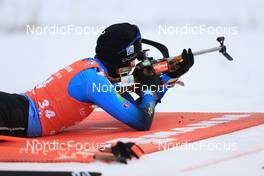 28.11.2021, Oestersund, Sweden, (SWE): Julia Simon (FRA) - IBU World Cup Biathlon, sprint women, Oestersund (SWE). www.nordicfocus.com. © Manzoni/NordicFocus. Every downloaded picture is fee-liable.