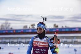 26.11.2021, Oestersund, Sweden, (SWE): Lisa Vittozzi (ITA) - IBU World Cup Biathlon, training, Oestersund (SWE). www.nordicfocus.com. © Manzoni/NordicFocus. Every downloaded picture is fee-liable.