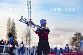 26.11.2021, Oestersund, Sweden, (SWE): Tiril Eckhoff (NOR) - IBU World Cup Biathlon, training, Oestersund (SWE). www.nordicfocus.com. © Manzoni/NordicFocus. Every downloaded picture is fee-liable.
