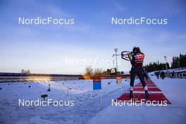 26.11.2021, Oestersund, Sweden, (SWE): Amanda Lightfoot (GBR) - IBU World Cup Biathlon, training, Oestersund (SWE). www.nordicfocus.com. © Manzoni/NordicFocus. Every downloaded picture is fee-liable.