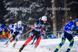 05.12.2021, Oestersund, Sweden, (SWE): Johannes Dale (NOR) - IBU World Cup Biathlon, pursuit men, Oestersund (SWE). www.nordicfocus.com. © Manzoni/NordicFocus. Every downloaded picture is fee-liable.