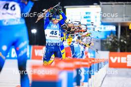 05.12.2021, Oestersund, Sweden, (SWE): Anton Smolski (BLR) - IBU World Cup Biathlon, pursuit men, Oestersund (SWE). www.nordicfocus.com. © Manzoni/NordicFocus. Every downloaded picture is fee-liable.