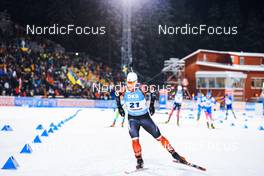 05.12.2021, Oestersund, Sweden, (SWE): Scott Gow (CAN) - IBU World Cup Biathlon, pursuit men, Oestersund (SWE). www.nordicfocus.com. © Manzoni/NordicFocus. Every downloaded picture is fee-liable.