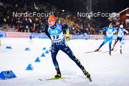 05.12.2021, Oestersund, Sweden, (SWE): Johannes Kuehn (GER) - IBU World Cup Biathlon, pursuit men, Oestersund (SWE). www.nordicfocus.com. © Manzoni/NordicFocus. Every downloaded picture is fee-liable.