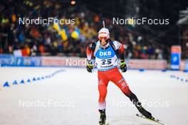 05.12.2021, Oestersund, Sweden, (SWE): Felix Leitner (AUT) - IBU World Cup Biathlon, pursuit men, Oestersund (SWE). www.nordicfocus.com. © Manzoni/NordicFocus. Every downloaded picture is fee-liable.