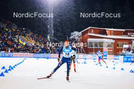 05.12.2021, Oestersund, Sweden, (SWE): Roman Rees (GER) - IBU World Cup Biathlon, pursuit men, Oestersund (SWE). www.nordicfocus.com. © Manzoni/NordicFocus. Every downloaded picture is fee-liable.