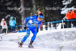 05.12.2021, Oestersund, Sweden, (SWE): Tommaso Giacomel (ITA) - IBU World Cup Biathlon, pursuit men, Oestersund (SWE). www.nordicfocus.com. © Manzoni/NordicFocus. Every downloaded picture is fee-liable.