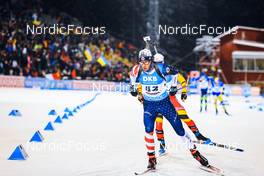 05.12.2021, Oestersund, Sweden, (SWE): Paul Schommer (USA) - IBU World Cup Biathlon, pursuit men, Oestersund (SWE). www.nordicfocus.com. © Manzoni/NordicFocus. Every downloaded picture is fee-liable.