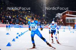 05.12.2021, Oestersund, Sweden, (SWE): Fabien Claude (FRA) - IBU World Cup Biathlon, pursuit men, Oestersund (SWE). www.nordicfocus.com. © Manzoni/NordicFocus. Every downloaded picture is fee-liable.