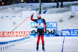 05.12.2021, Oestersund, Sweden, (SWE): Vetle Sjaastad Christiansen (NOR) - IBU World Cup Biathlon, pursuit men, Oestersund (SWE). www.nordicfocus.com. © Manzoni/NordicFocus. Every downloaded picture is fee-liable.