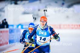 05.12.2021, Oestersund, Sweden, (SWE): Benedikt Doll (GER) - IBU World Cup Biathlon, pursuit men, Oestersund (SWE). www.nordicfocus.com. © Manzoni/NordicFocus. Every downloaded picture is fee-liable.