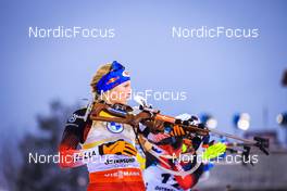 04.12.2021, Oestersund, Sweden, (SWE): Lisa Theresa Hauser (AUT) - IBU World Cup Biathlon, pursuit women, Oestersund (SWE). www.nordicfocus.com. © Manzoni/NordicFocus. Every downloaded picture is fee-liable.