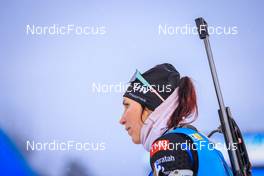 04.12.2021, Oestersund, Sweden, (SWE): Tuuli Tomingas (EST) - IBU World Cup Biathlon, pursuit women, Oestersund (SWE). www.nordicfocus.com. © Manzoni/NordicFocus. Every downloaded picture is fee-liable.
