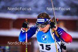 04.12.2021, Oestersund, Sweden, (SWE): Lena Haecki (SUI) - IBU World Cup Biathlon, pursuit women, Oestersund (SWE). www.nordicfocus.com. © Manzoni/NordicFocus. Every downloaded picture is fee-liable.