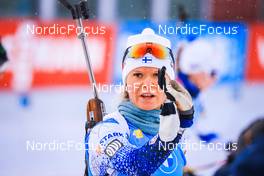 04.12.2021, Oestersund, Sweden, (SWE): Mari Eder (FIN) - IBU World Cup Biathlon, pursuit women, Oestersund (SWE). www.nordicfocus.com. © Manzoni/NordicFocus. Every downloaded picture is fee-liable.