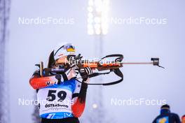 04.12.2021, Oestersund, Sweden, (SWE): Anna Juppe (AUT) - IBU World Cup Biathlon, pursuit women, Oestersund (SWE). www.nordicfocus.com. © Manzoni/NordicFocus. Every downloaded picture is fee-liable.