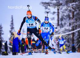 04.12.2021, Oestersund, Sweden, (SWE): Vanessa Voigt (GER) - IBU World Cup Biathlon, pursuit women, Oestersund (SWE). www.nordicfocus.com. © Manzoni/NordicFocus. Every downloaded picture is fee-liable.