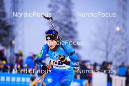 04.12.2021, Oestersund, Sweden, (SWE): Julia Simon (FRA) - IBU World Cup Biathlon, pursuit women, Oestersund (SWE). www.nordicfocus.com. © Manzoni/NordicFocus. Every downloaded picture is fee-liable.