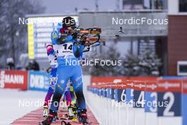 04.12.2021, Oestersund, Sweden, (SWE): Anais Bescond (FRA) - IBU World Cup Biathlon, pursuit women, Oestersund (SWE). www.nordicfocus.com. © Manzoni/NordicFocus. Every downloaded picture is fee-liable.