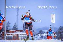 04.12.2021, Oestersund, Sweden, (SWE): Sarah Beaudry (CAN) - IBU World Cup Biathlon, pursuit women, Oestersund (SWE). www.nordicfocus.com. © Manzoni/NordicFocus. Every downloaded picture is fee-liable.