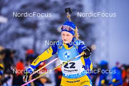 04.12.2021, Oestersund, Sweden, (SWE): Mona Brorsson (SWE) - IBU World Cup Biathlon, pursuit women, Oestersund (SWE). www.nordicfocus.com. © Manzoni/NordicFocus. Every downloaded picture is fee-liable.
