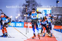 04.12.2021, Oestersund, Sweden, (SWE): Nadia Moser (CAN), Tuuli Tomingas (EST), (l-r) - IBU World Cup Biathlon, pursuit women, Oestersund (SWE). www.nordicfocus.com. © Manzoni/NordicFocus. Every downloaded picture is fee-liable.