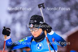 04.12.2021, Oestersund, Sweden, (SWE): Chloe Chevalier (FRA) - IBU World Cup Biathlon, pursuit women, Oestersund (SWE). www.nordicfocus.com. © Manzoni/NordicFocus. Every downloaded picture is fee-liable.