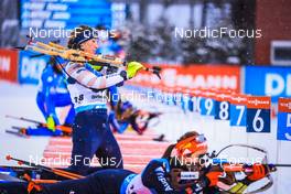 04.12.2021, Oestersund, Sweden, (SWE): Deedra Irwin (USA) - IBU World Cup Biathlon, pursuit women, Oestersund (SWE). www.nordicfocus.com. © Manzoni/NordicFocus. Every downloaded picture is fee-liable.