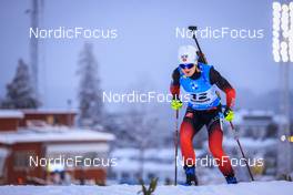 04.12.2021, Oestersund, Sweden, (SWE): Marte Olsbu Roeiseland (NOR) - IBU World Cup Biathlon, pursuit women, Oestersund (SWE). www.nordicfocus.com. © Manzoni/NordicFocus. Every downloaded picture is fee-liable.