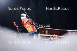 04.12.2021, Oestersund, Sweden, (SWE): Adam Runnalls (CAN) - IBU World Cup Biathlon, relay men, Oestersund (SWE). www.nordicfocus.com. © Manzoni/NordicFocus. Every downloaded picture is fee-liable.