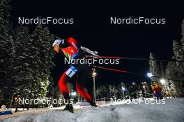 04.12.2021, Oestersund, Sweden, (SWE): Tarjei Boe (NOR) - IBU World Cup Biathlon, relay men, Oestersund (SWE). www.nordicfocus.com. © Manzoni/NordicFocus. Every downloaded picture is fee-liable.