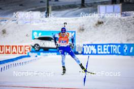 04.12.2021, Oestersund, Sweden, (SWE): Olli Hiidensalo (FIN) - IBU World Cup Biathlon, relay men, Oestersund (SWE). www.nordicfocus.com. © Manzoni/NordicFocus. Every downloaded picture is fee-liable.