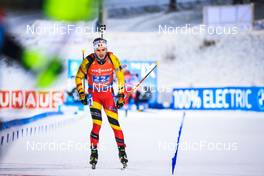 04.12.2021, Oestersund, Sweden, (SWE): Tom Lahaye-Goffart (BEL) - IBU World Cup Biathlon, relay men, Oestersund (SWE). www.nordicfocus.com. © Manzoni/NordicFocus. Every downloaded picture is fee-liable.
