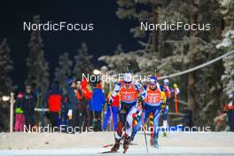 04.12.2021, Oestersund, Sweden, (SWE): Michal Krcmar (CZE), Sebastian Stalder (SUI), (l-r) - IBU World Cup Biathlon, relay men, Oestersund (SWE). www.nordicfocus.com. © Manzoni/NordicFocus. Every downloaded picture is fee-liable.